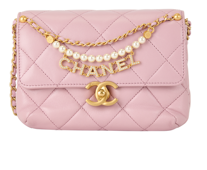 Embellished Mini Flap Bag, front view